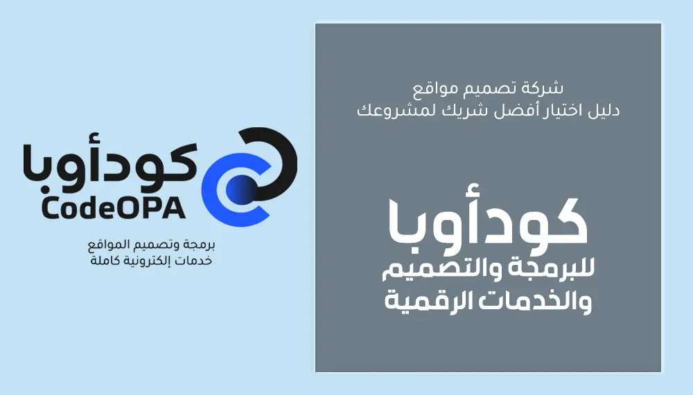 شركة تصميم مواقع دليل اختيار أفضل شريك لمشروعك