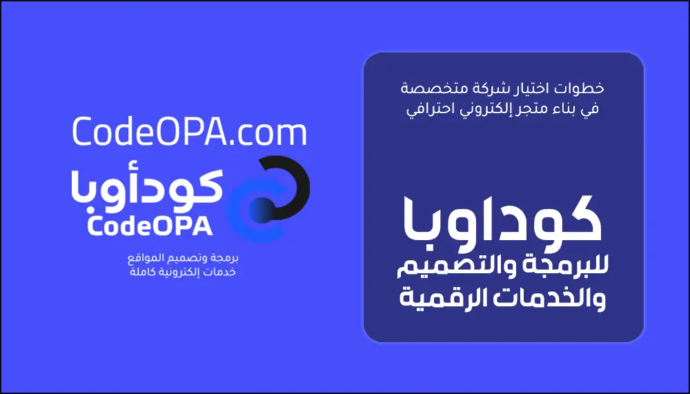 خطوات اختيار شركة متخصصة في بناء متجر إلكتروني احترافي