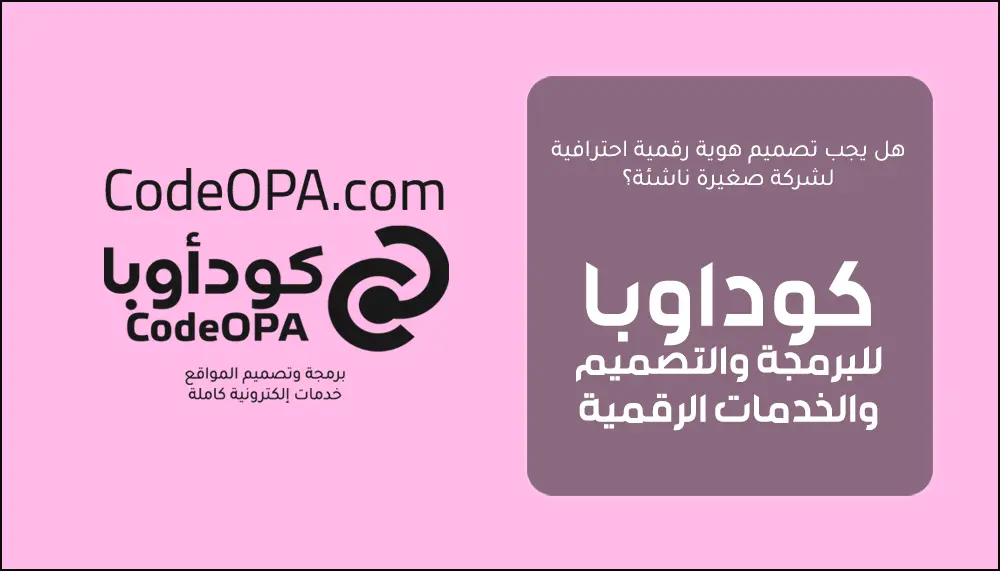 هل يجب تصميم هوية رقمية احترافية لشركة صغيرة ناشئة؟
